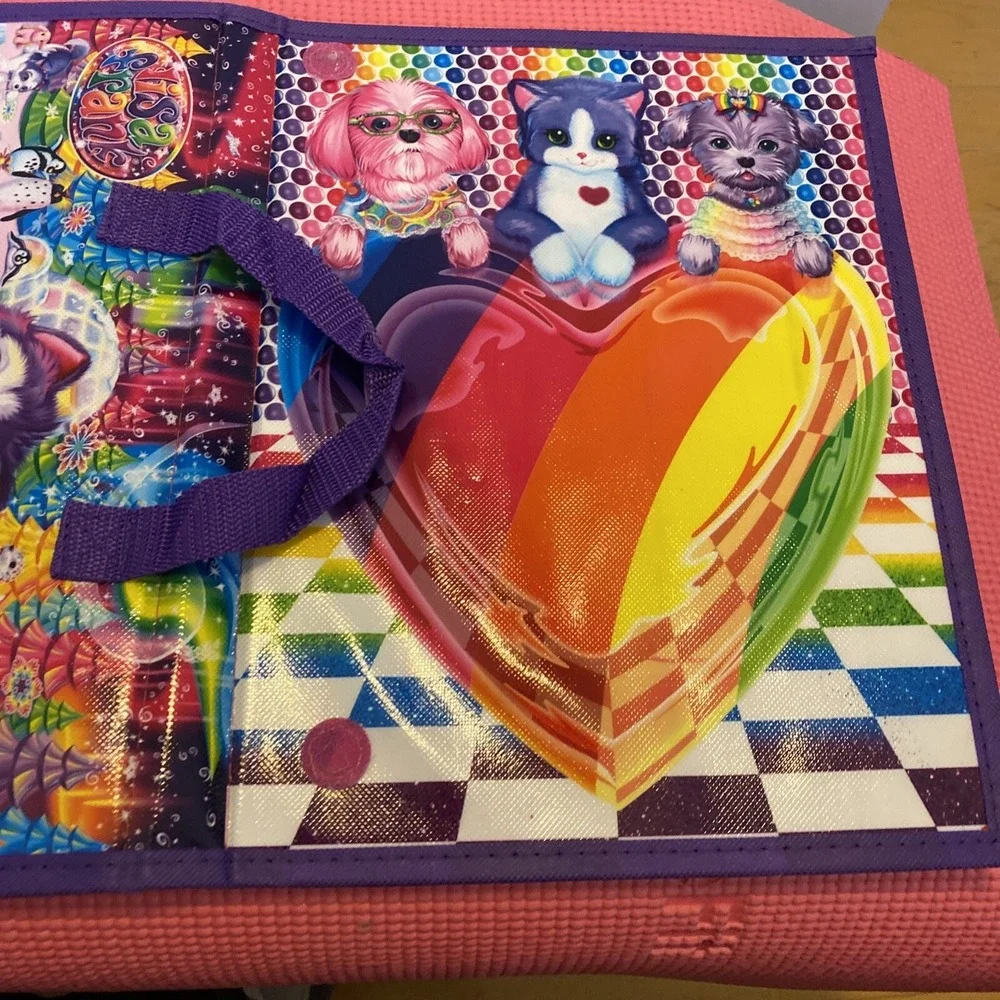 LISA FRANK TIKANNI Trifold Portfolio Binder Carrying Case‎ Color Activity 2020